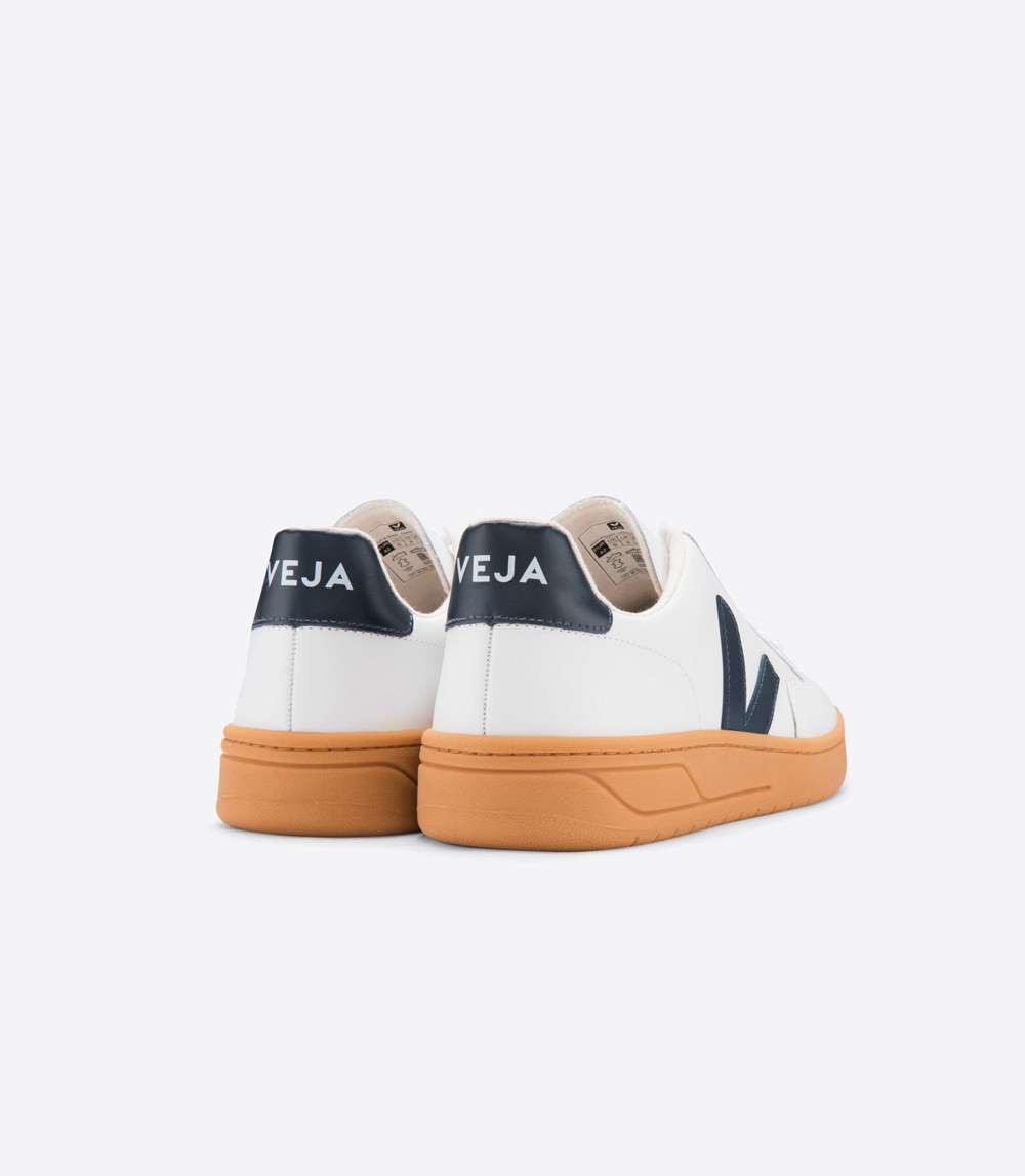 Veja Sneakers Dam - V-12 Läder - Vita - 487531-QWO